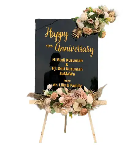 Papan Bunga Akrilik Kebun Roos